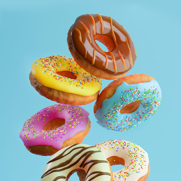 bunte donuts