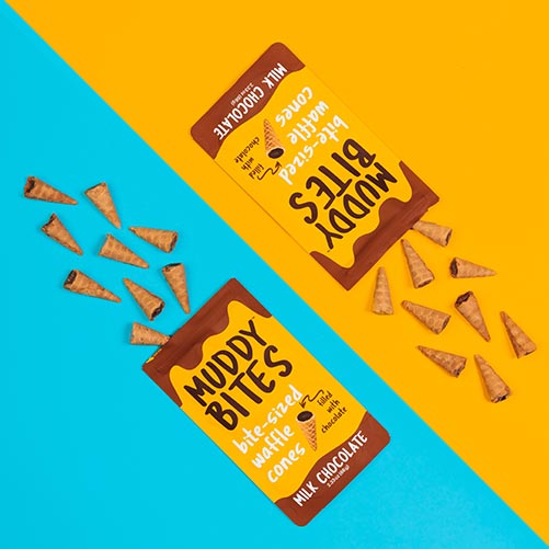 flatlay-snack-foto buntes produktfoto